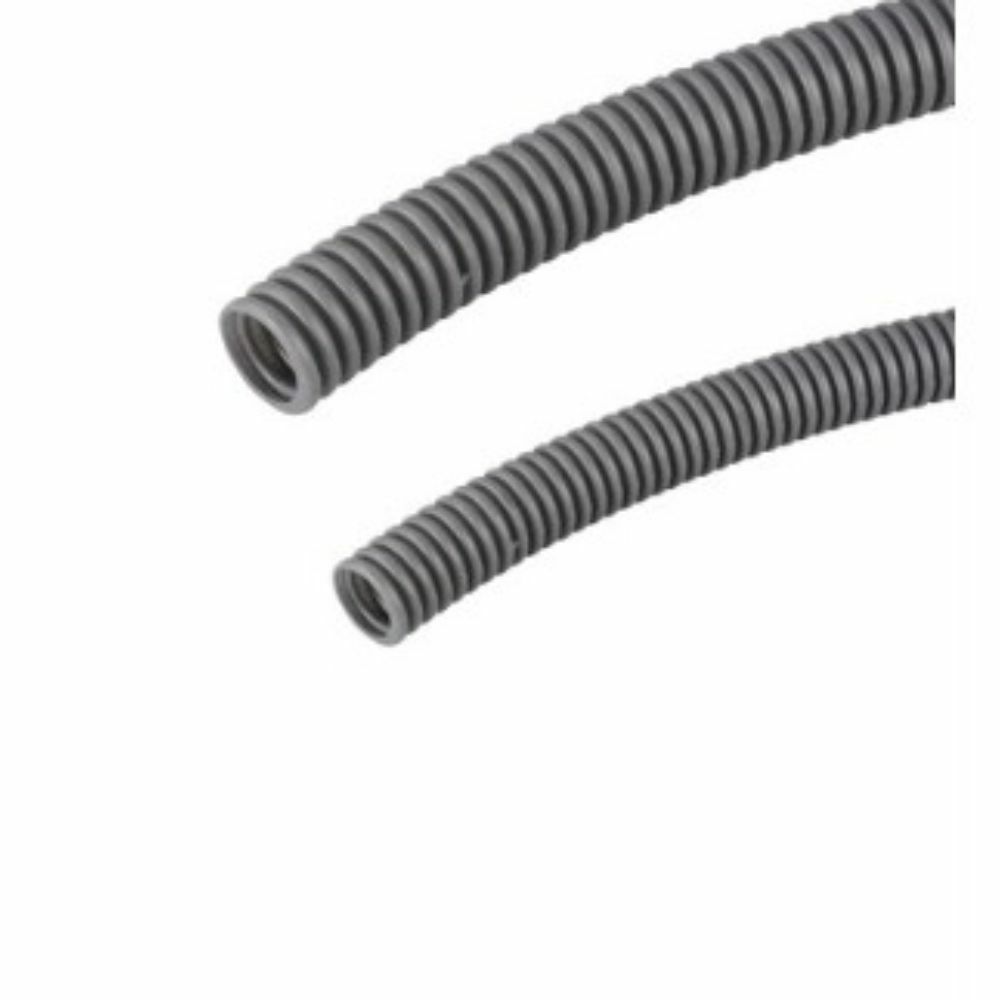 MUTLUSAN PLASTİK Ø20 ALEV YAYMAYAN SPİRAL BORU (AĞIR SERİ) (GRİ) (100 METRE)