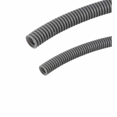 MUTLUSAN PLASTİK Ø20 ALEV YAYMAYAN SPİRAL BORU (AĞIR SERİ) (GRİ) (100 METRE)