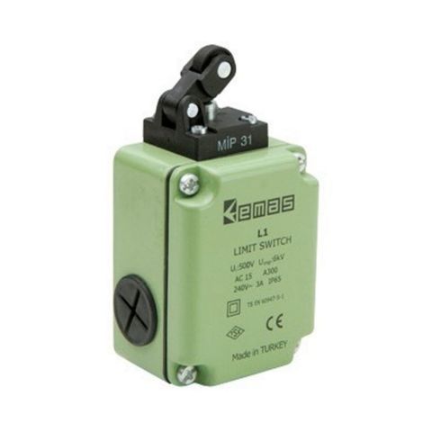 EMAS L1K13MIP311 AÇISAL MAKARA TEK YÖN ALÜMİNYUM GÖVDE SINIR ŞALTER