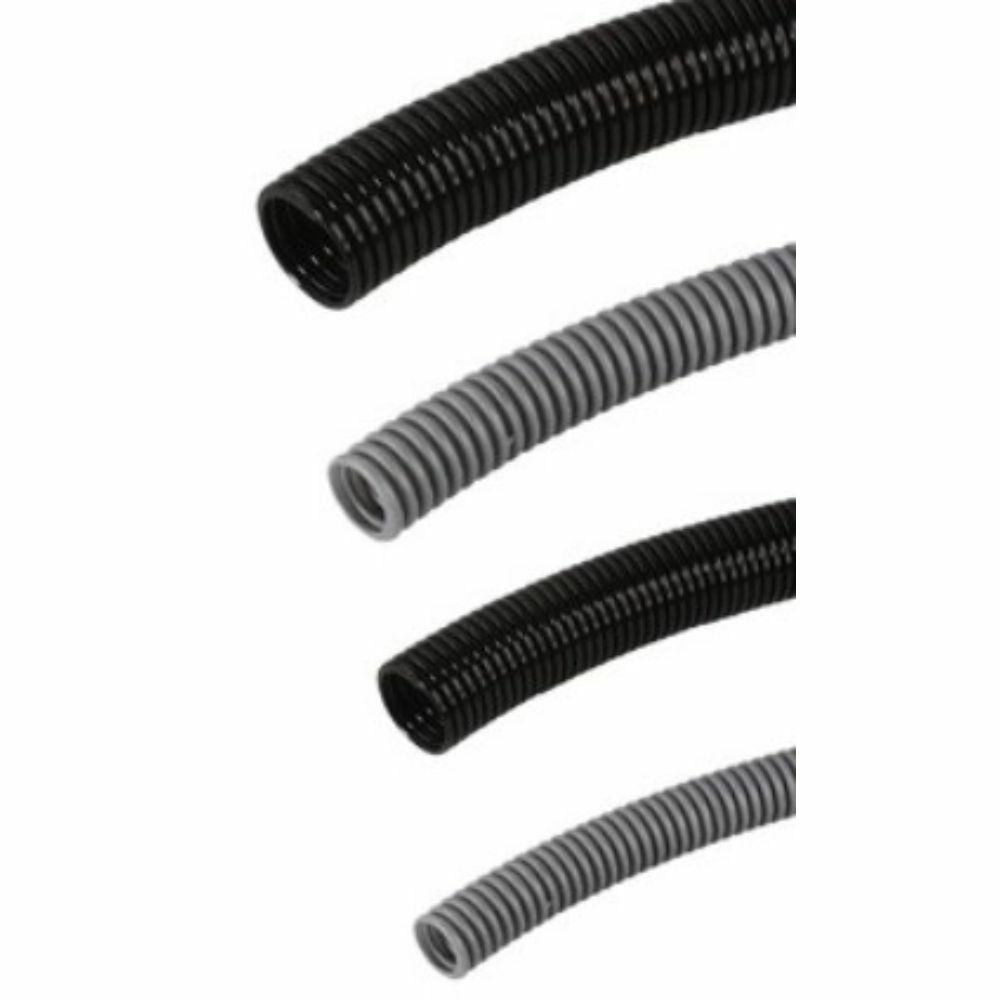 MUTLUSAN PLASTİK Ø19 POLYPROPILEN SPİRAL BORU(GRİ) (50 METRE)