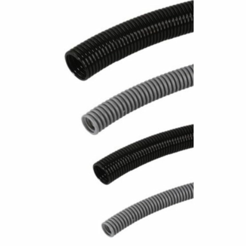 MUTLUSAN PLASTİK Ø23 POLYPROPILEN SPİRAL BORU (SİYAH) (50 METRE)