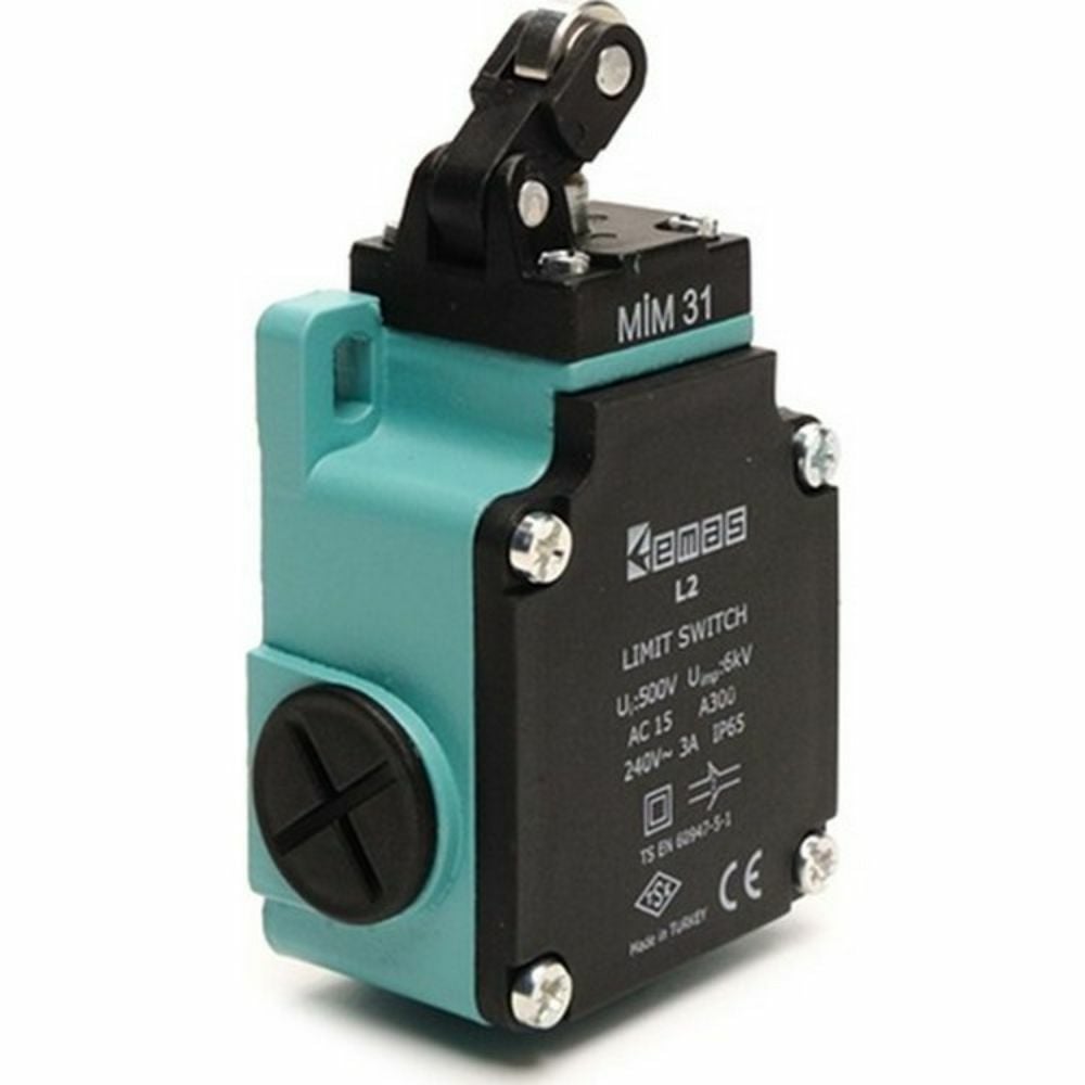 EMAS L2K13MIM311 AÇISAL MAKARA TEK YÖN ALÜMİNYUM GÖVDE SINIR ŞALTER