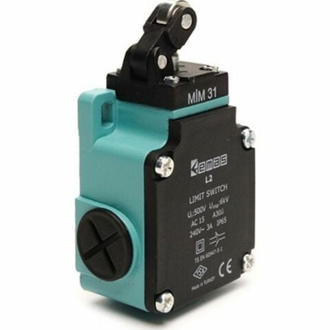 EMAS L2K13MIM311 AÇISAL MAKARA TEK YÖN ALÜMİNYUM GÖVDE SINIR ŞALTER