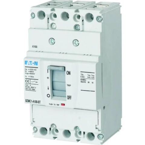 EATON BZMB1-A50 KOMPAKT ŞALTER (SABİT TERMİK-MANYETİK KORUMALI) 3X50A 25KA