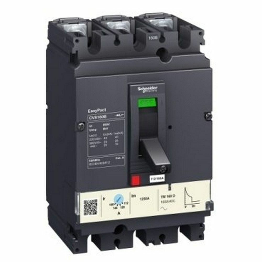 SCHNEIDER 112-160 AMP EASY PACT CVS 3 KUTUP 380V AC 25KA KOMPAK ŞALTER 3606480228933