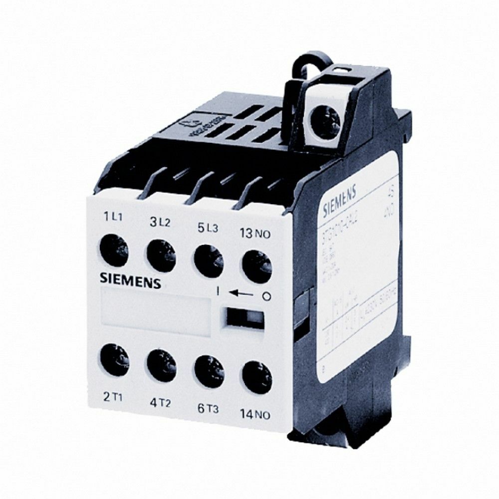 SIEMENS 3TG1001-0AL2 MİNİ KONTAKTÖR VİDA MONTAJLI 230/220 V AC 4KW 8.4A 3NO+1NC