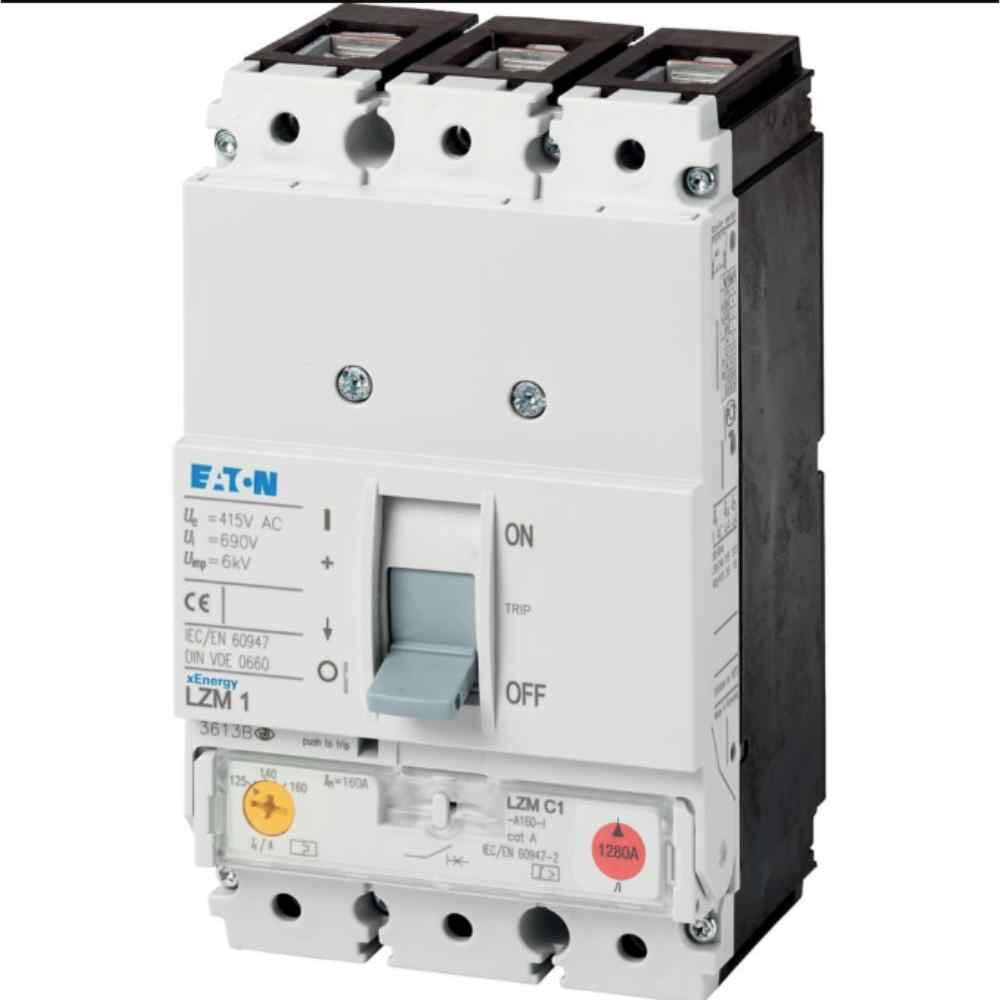 EATON LZMC1-A32-I KOMPAKT ŞALTER (AYARLANABİLİR TERMİK-MANYETİK KORUMALI) 3X32A 36KA