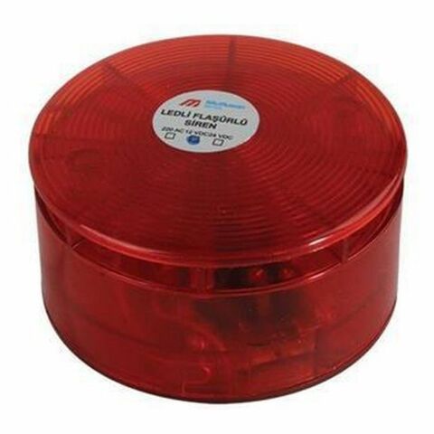 MUTLUSAN LEDLİ FLAŞÖRLÜ ELEKTRONİK SİREN 220V