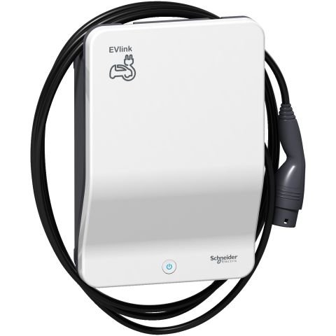 SCHNEIDER EVlink Wallbox 22kW T2 Bağlantılı Kablolu Haberleşmeli Araç Şarj İstasyonu