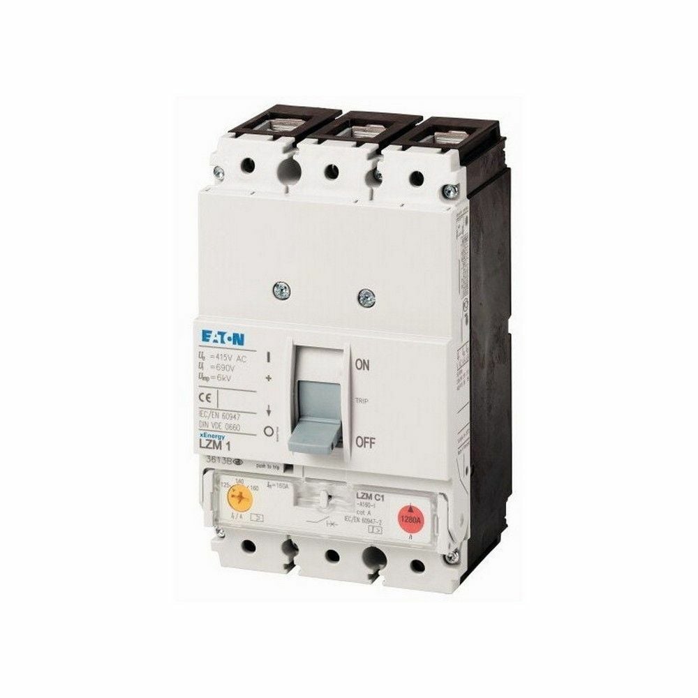 EATON LZMC1-A100-I KOMPAKT ŞALTER (AYARLANABİLİR TERMİK-MANYETİK KORUMALI) 3X100A 36KA