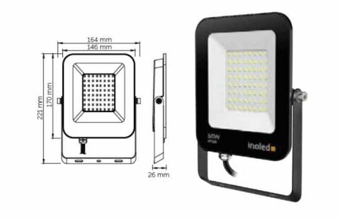 İNOLED 50W EGRA LED PROJEKTÖR(YEŞİL)