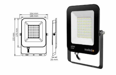 İNOLED 50W EGRA LED PROJEKTÖR(YEŞİL)