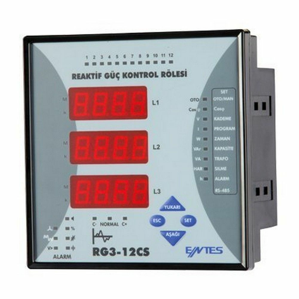 ENTES M0942 RG3-12CS REAKTİF GÜÇ KONTROL RÖLESİ