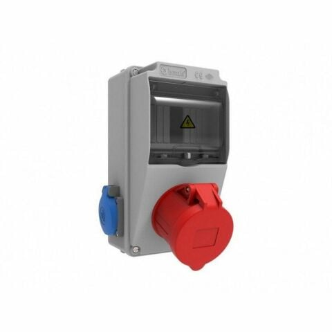 BEMİS BD1-2134-2020 5/32A. 380V. 1 AD. ÖN 1/16A. 220V. 2 AD. YAN PRİZLİ