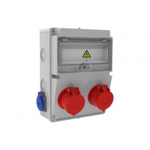 BEMİS BD2-2218-2020 ÖN 2 AD. 5/16A. 380V. YAN 2 AD. 1/16A. 220V. PRİZLİ KOMBİNASYON