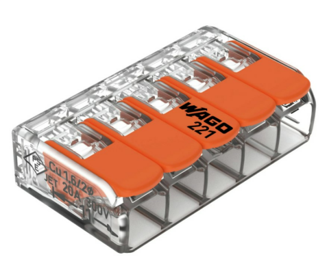 WAGO COMPACT-VERBINDUNG.- Tırnaklı Klemens WAGO