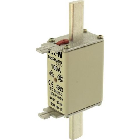 EATON 160NHG01B NH SİGORTA 1(01)-BOY, GG/GL, 500V, 120KA - 160 A
