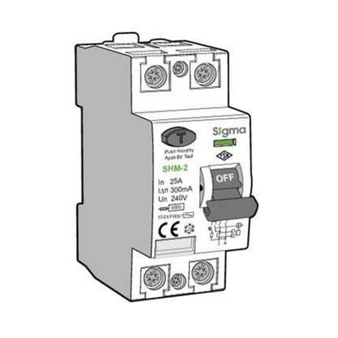 SİGMA SRM2032030 SRM 2P 32A 30MA KAÇAK AKIM KORUMALI OTOMATİK SİGORTA