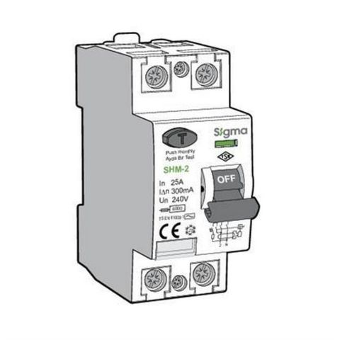 SİGMA SRM2032030 SRM 2P 32A 30MA KAÇAK AKIM KORUMALI OTOMATİK SİGORTA