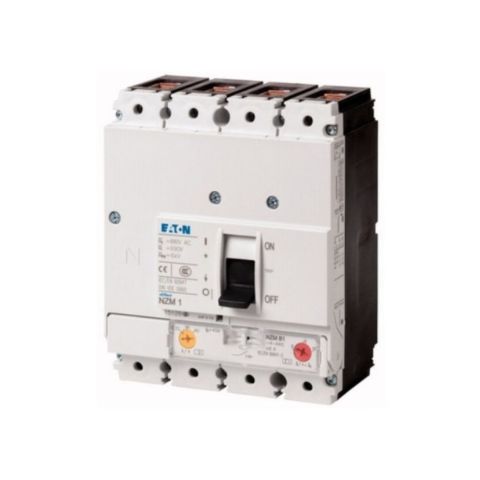 EATON NZMC1-4-A100 KOMPAKT ŞALTER (AYARLANABİLİR TERMİK-MANYETİK KORUMALI) 4X100A 36KA