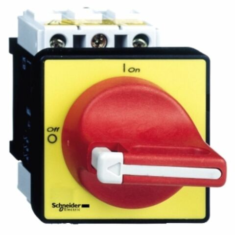 SCHNEIDER 5.5KW 25A SARI PLAKA KIRMIZI MANDAL VARİO ŞALTER 3389110449396