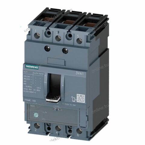 SIEMENS 3VA1116-4EE36-0AA0 TERMİK AYARLI KOMPAK ŞALTER