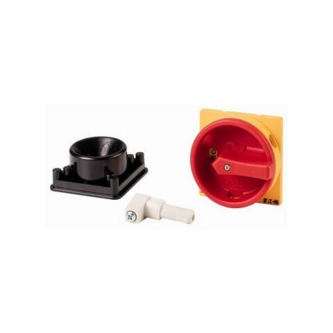 EATON EATON 172840 PANO KAPISI İÇİN DÖNER KURMA KOLU (SARI/KIRMIZI, ASMA KİLİT TAKILABİLİR) - P1