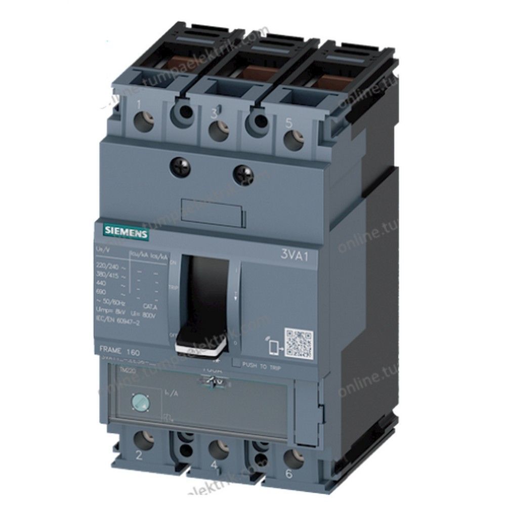 SIEMENS 3VA1163-4EE36-0AA0 TERMİK AYARLI KOMPAK ŞALTER
