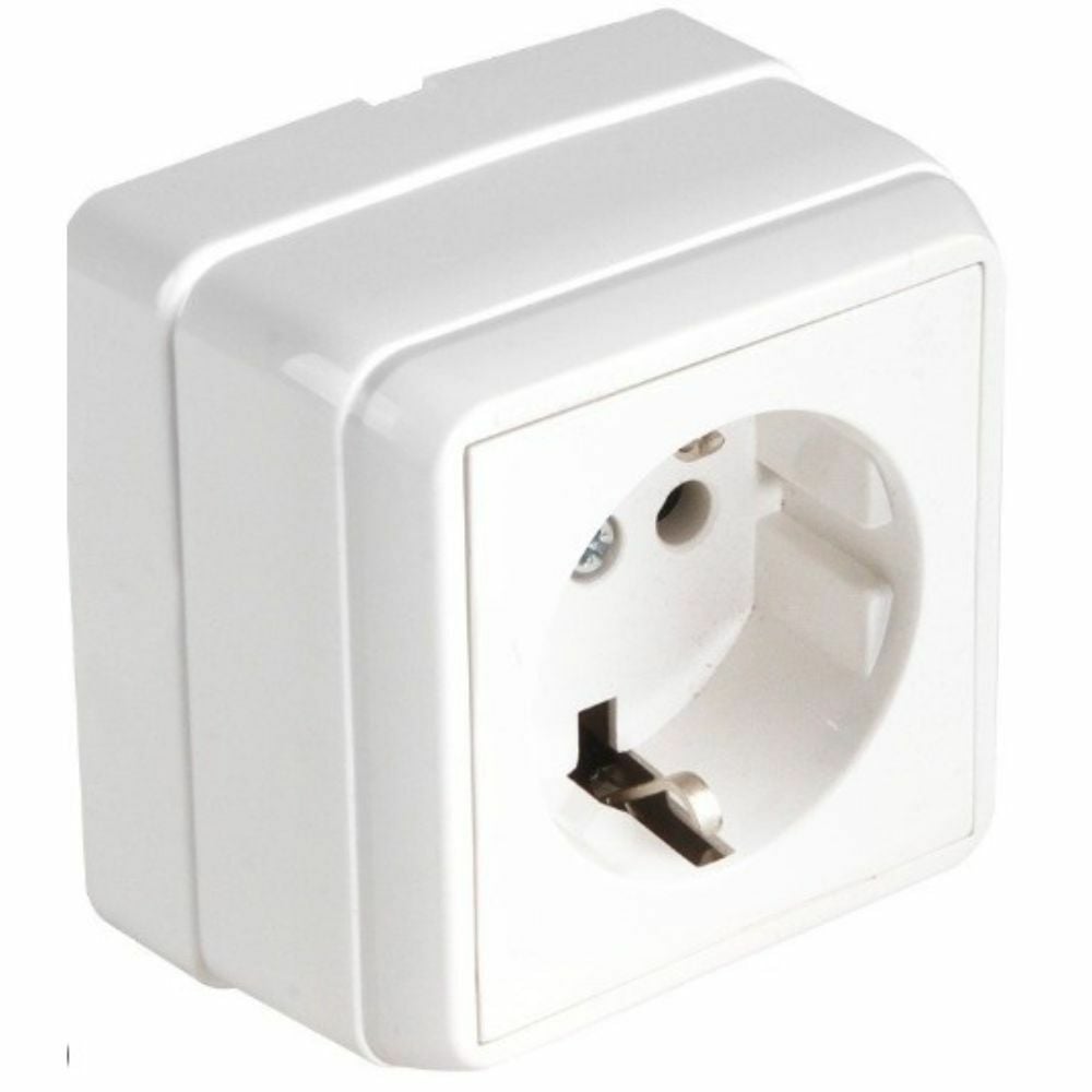 MUTLUSAN BRON S/Ü TOPRAKLI PRİZ BEYAZ