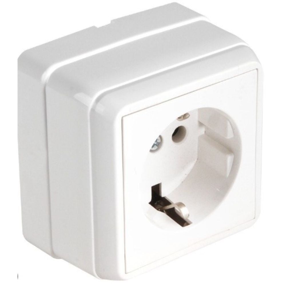 MUTLUSAN BRON S/Ü TOPRAKLI PRİZ BEYAZ