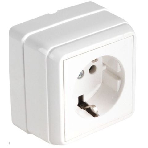 MUTLUSAN BRON S/Ü TOPRAKLI PRİZ BEYAZ