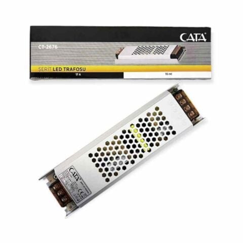 CATA 17AMPER ŞERİT LED TRAFOSU(200W)(SÜPER SLİM FANSIZ)
