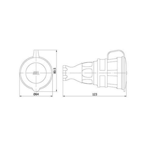 METE ENERJİ 3X25A. UZATMA PRİZİ 401022
