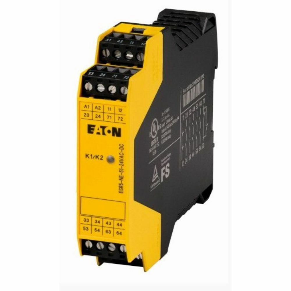 EATON ESR5-NE-51-24VAC-DC EMNİYET RÖLESİ, KONTAK GENİŞLEME, GECİKMESİZ