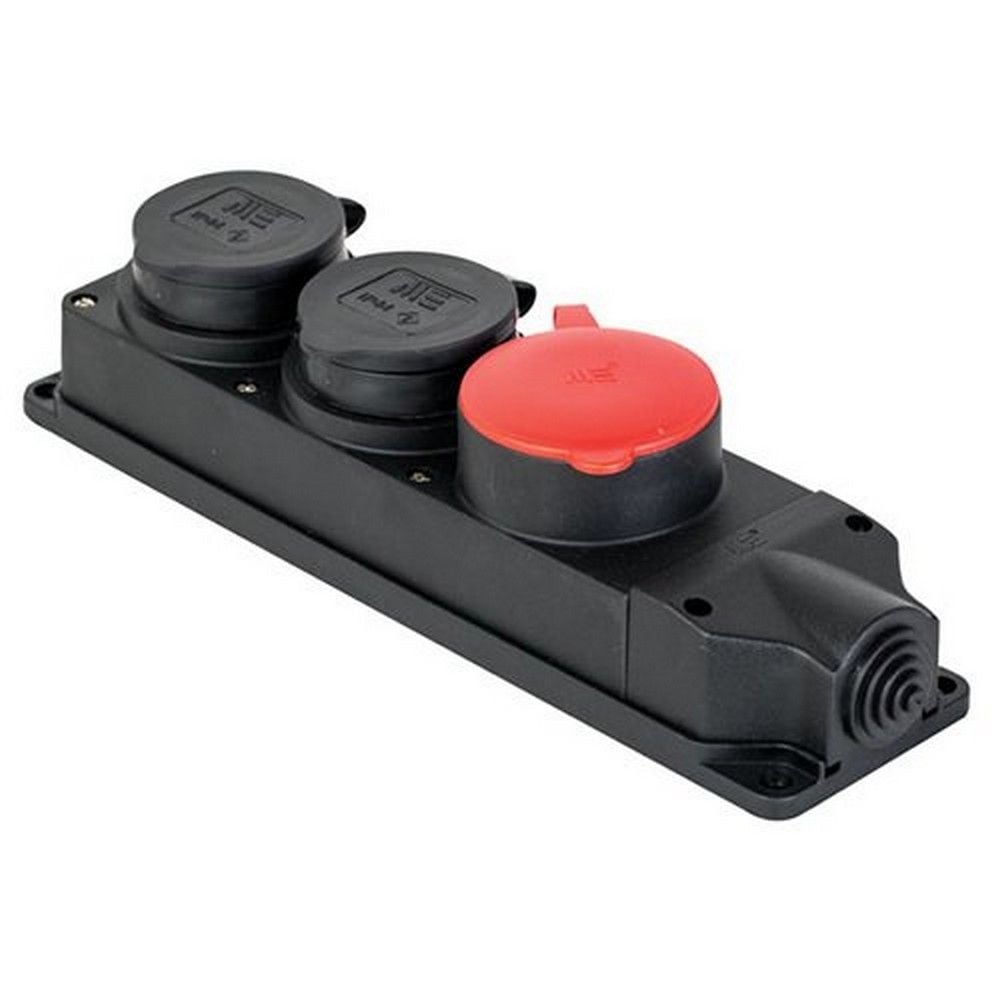 METE ENERJİ 3X25A. 1 AD./1X16A. 2 AD. ÜÇLÜ GRUP PRİZ 401054