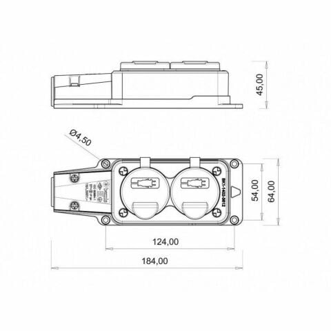 BEMİS BK1-1402-3612 İKİLİ GRUP PRİZ