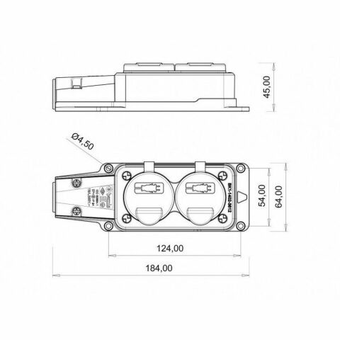 BEMİS BK1-1402-3612 İKİLİ GRUP PRİZ