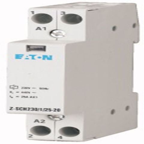 EATON Z-SCH230/1/25-20 RAY TİPİ KONTAKTÖR 25A 230VAC, 2NA