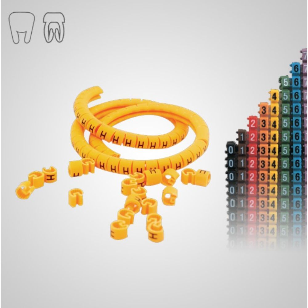 MOLWEX CMG 1 (0) 1.5-2.5 MM² KABLO ETİKETİ, SARI MOLWEX 016 048