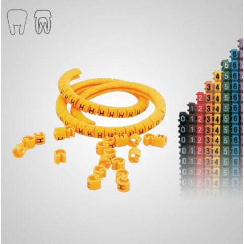 MOLWEX CMG 1 (0) 1.5-2.5 MM² KABLO ETİKETİ, SARI MOLWEX 016 048