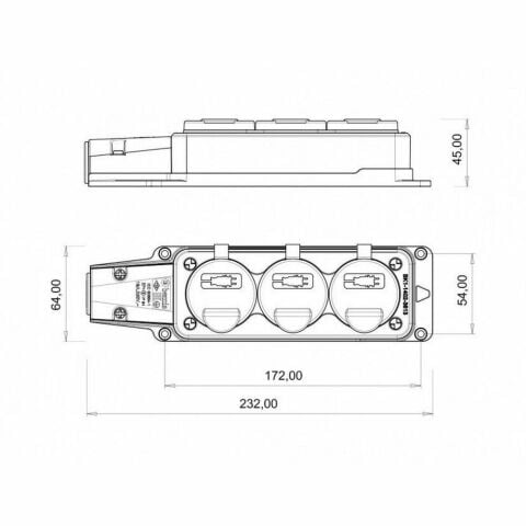 BEMİS BK1-1402-3613 ÜÇLÜ GRUP PRİZ