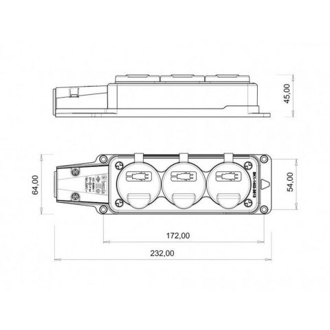 BEMİS BK1-1402-3613 ÜÇLÜ GRUP PRİZ