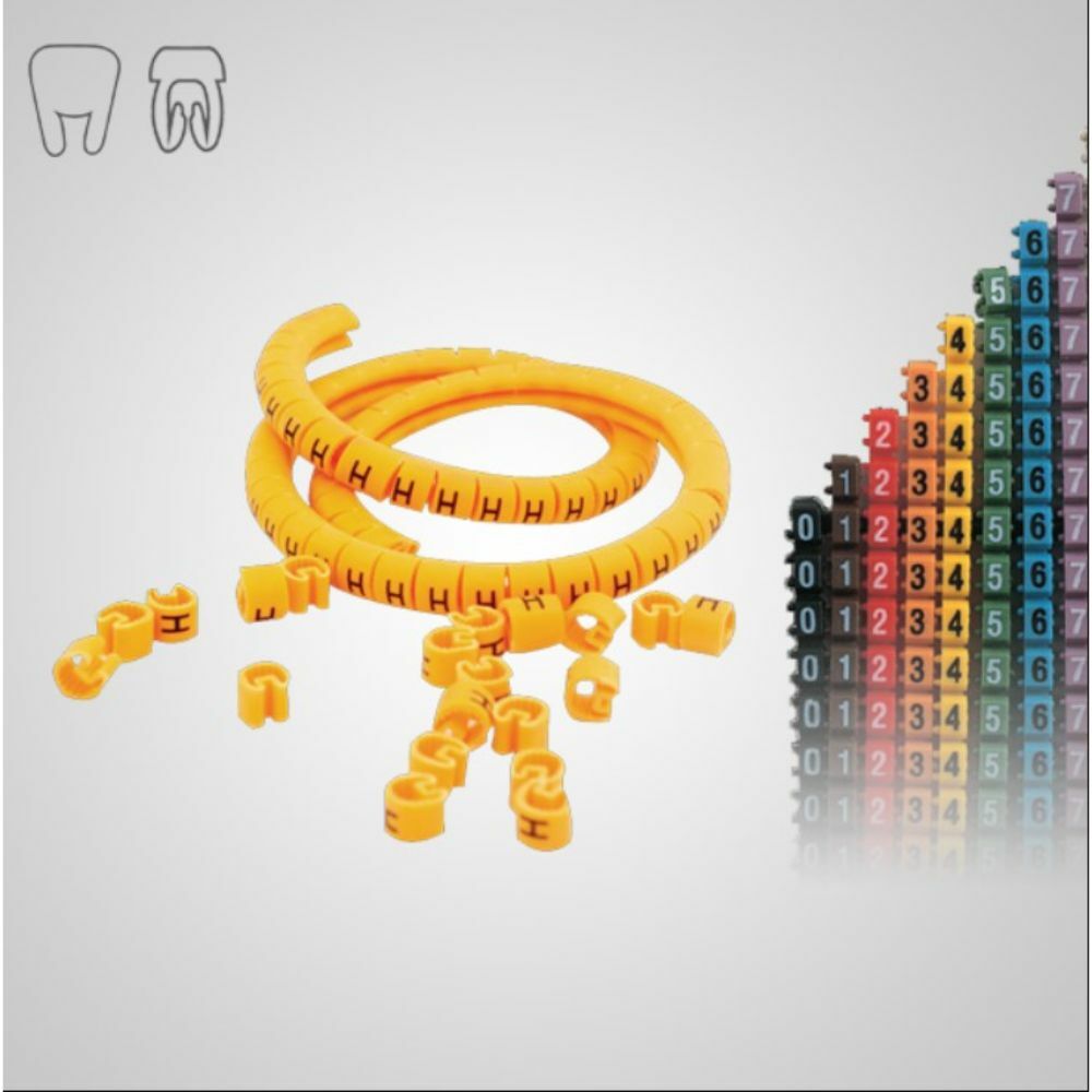 MOLWEX CMG 1 (1) 1.5-2.5 MM² KABLO ETİKETİ, SARI MOLWEX 016 049