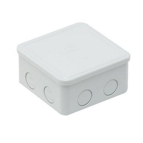 METE ENERJİ 100X100X50 TERMOPLASTİK BUAT GEÇMELİ KAPAK GRİ  40200705