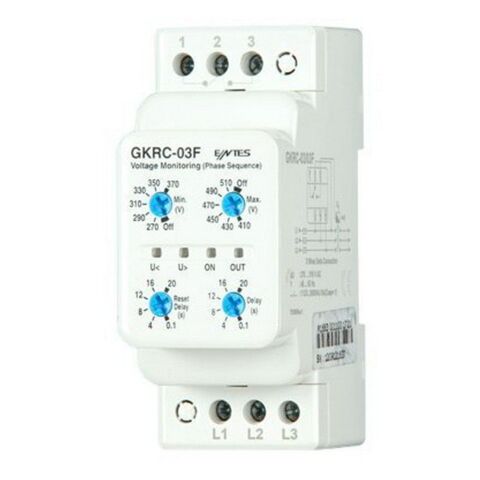 ENTES M1663 GKRC-03F GERİLİM KORUMA RÖLESİ