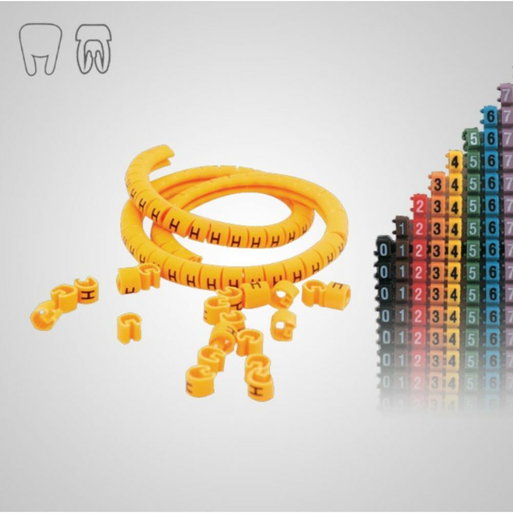 MOLWEX CMG 1 (6) 1.5-2.5 MM² KABLO ETİKETİ, SARI MOLWEX 016 054