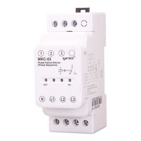 ENTES M1667 MKC-03 MOTOR(FAZ)KORUMA RÖLELESİ