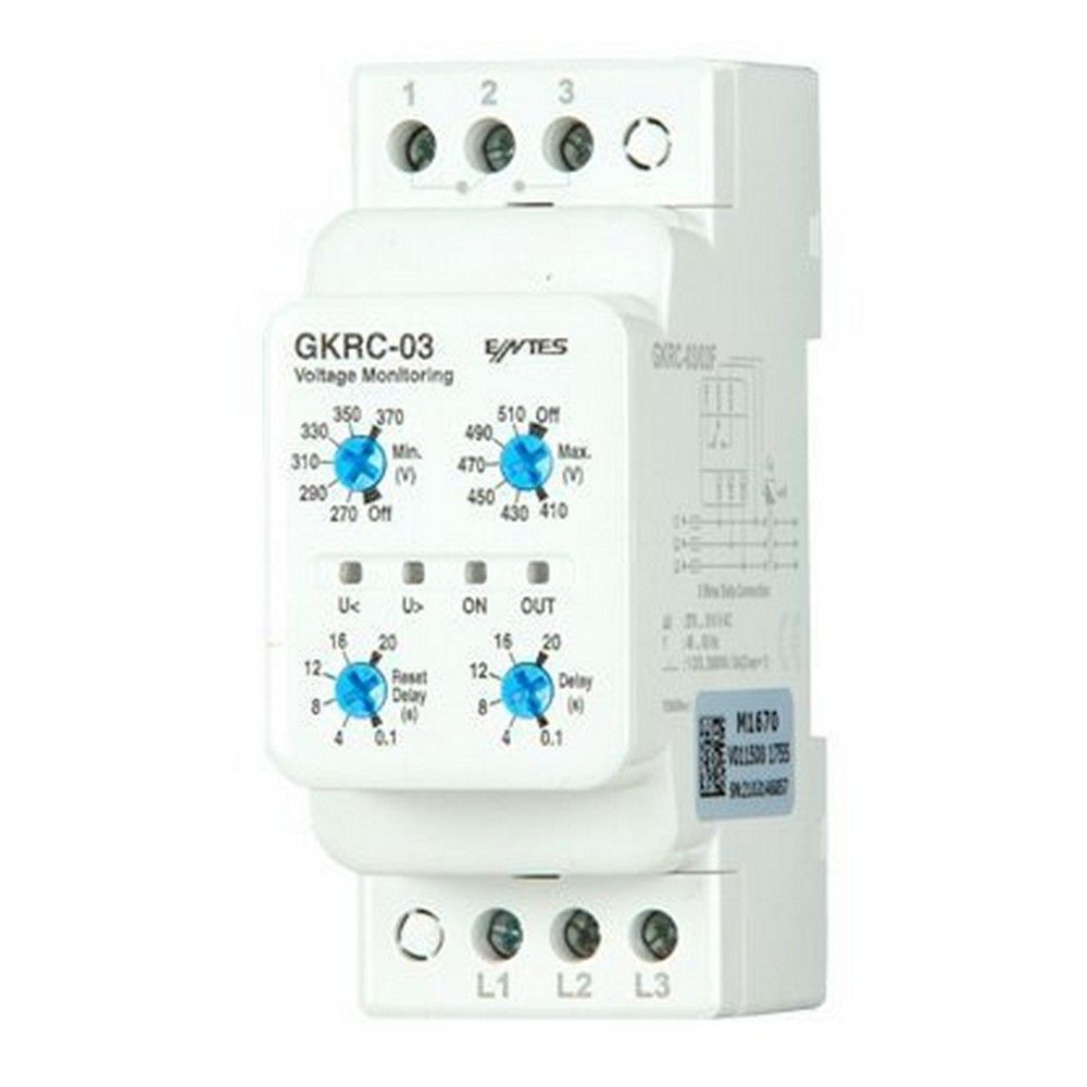 ENTES M1670 GKRC-03 GERİLİM KORUMA RÖLESİ