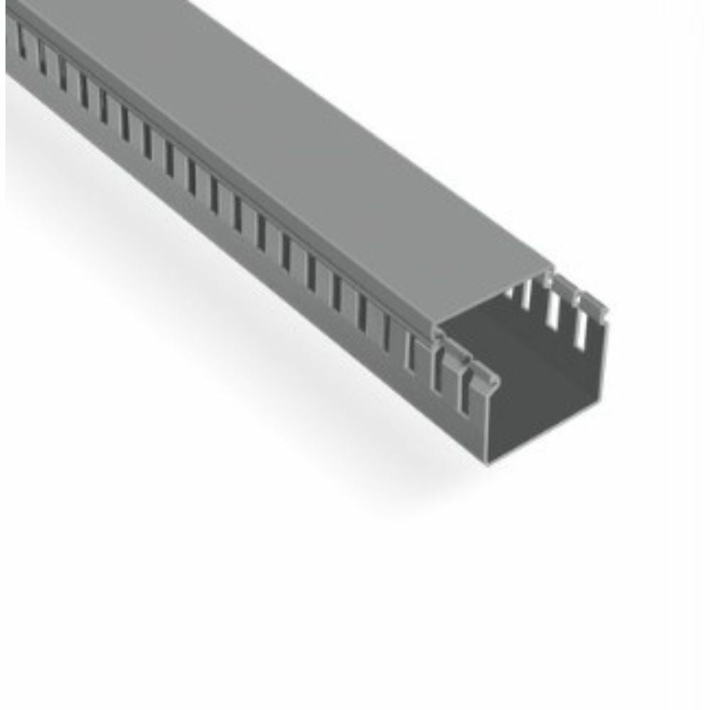 MUTLUSAN 25X80 KABLO KANALI (DELİKLİ) (GRİ) (80 METRE) (PROMEX)