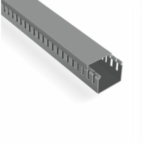 MUTLUSAN 25X80 KABLO KANALI (DELİKLİ) (GRİ) (80 METRE) (PROMEX)
